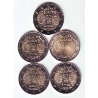 600-летие коронации Барбары Цилли. Монета 2 евро. 2014 год, Словения.