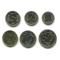 Набор из 6 монет (1, 2, 5, 10, 50, 100 динаров), 1993 год, Югославия.