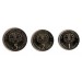 Набор монет Македонии (3 штуки): 1 денар, 2 денара, 5 денаров. 1995 год, Македония