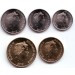  Набор монет Соломоновых островов (5 шт.) 2012 год.