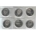 Олимпиада в Барселоне. Набор монет номиналом 1 рубль (6 штук), 1991 год, СССР(В запайке)