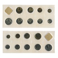 Годовой набор монет СССР  1988 года ЛМД (Брак 50 копеек гуртовая надпись 1987 год) Редкость